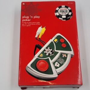 World Series Of Poker Casino 15 in 1 Plug It & Play To TV Arcade New